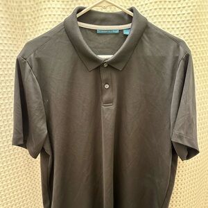 Collar Short Sleeve Polo Shirt - Large, Perry Ellis